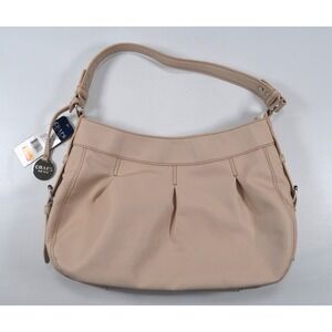 Nwt's Chaps Wilshire Beige Shoulder‎ Bag Purse
